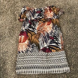 off the shoulder dress